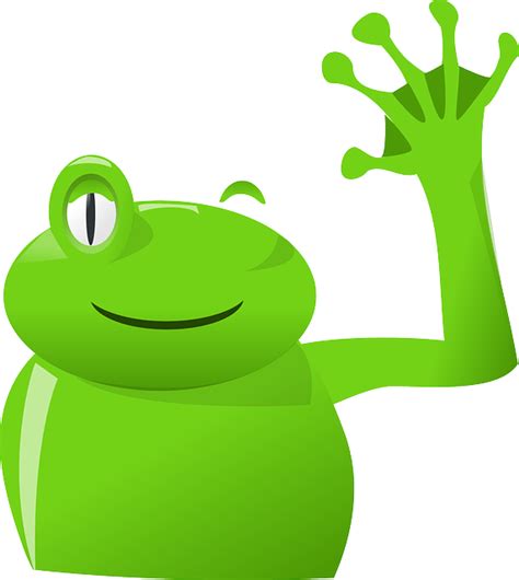 Download Frog Hand Wave Royalty Free Vector Graphic Pixabay