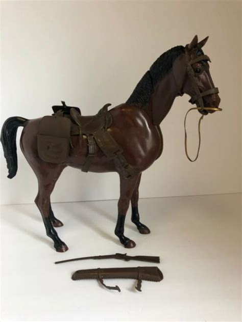 Marx Johnny West Jointed Nodder Horse With Tack Ebay