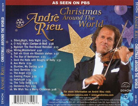 Databbase Cd André Rieu Christmas Around The World