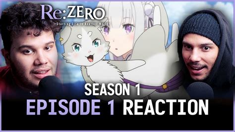 Rezero Season 1 Episode 1 Reaction The Butterfly Effect Youtube