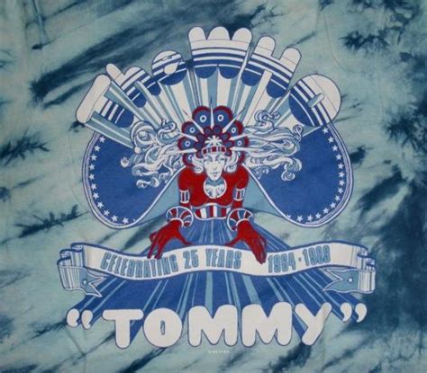 We have the most sought after brands including gildan, m&o, americal apparel, anvil, bella and more. The Who 1989 'Tommy' Celebrating 25 Years T-shirt Large