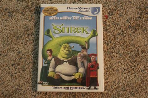 Shrek Dvd Dreamworks Animation Original Shrek Movie Ebay