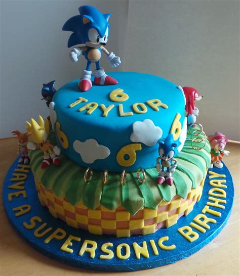 Sonic The Hedgehog Cake Sonic Birthday Cake Sonic Birthday Parties