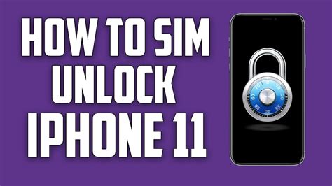 How To Sim Unlock Iphone 11 Youtube