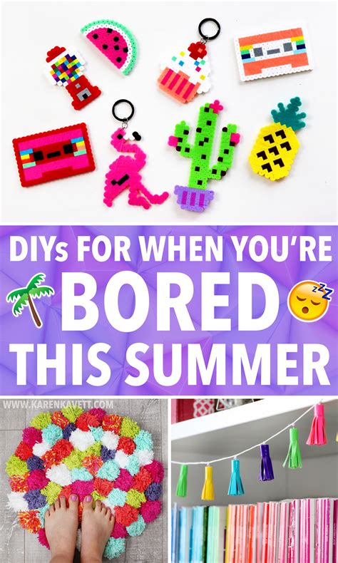 Here is a list of some great chemistry activities and projects to get you started. Easy DIY Ideas For When You're Bored This Summer! | Karen ...
