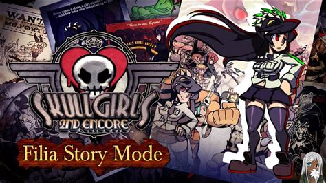 Skullgirls 2nd Encore Filia Story Mode Cutscenes Only Youtube