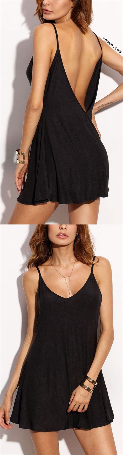 Black Backless Slip Dress Backless Slip Dress Slip Dress Extreme Fashion