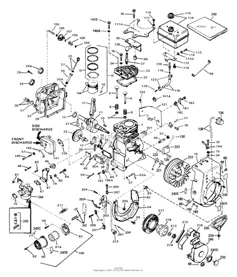 Tecumseh Hs50 67074b Parts Diagram For Engine Parts List 1