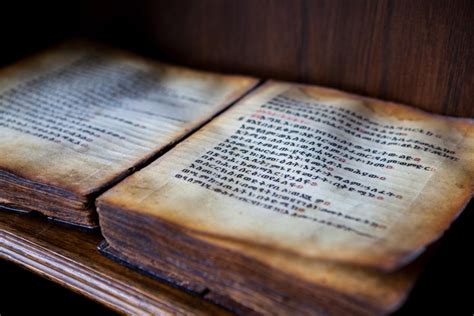 19th Century Coptic Bible In Wood With Leather Case For Sale At 1stdibs