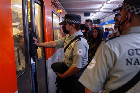 Presencia De La Guardia Nacional En El Metro Normaliza La