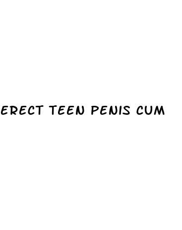 Erect Teen Penis Cum
