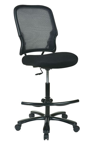 When shopping for a new big and tall chair, be sure to check weight capacities. The Office Leader. Big and Tall Armless Mesh Drafting Stool Chair