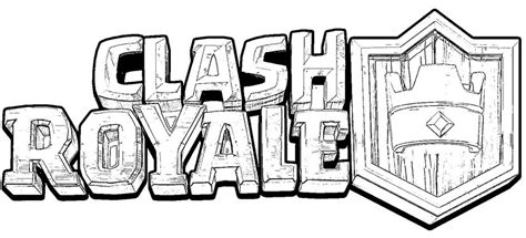 Clash Royale Kleurplaat