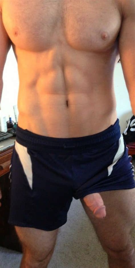 Hard Penis Peaking Out Of Boxer Shorts Nude Man Cocks