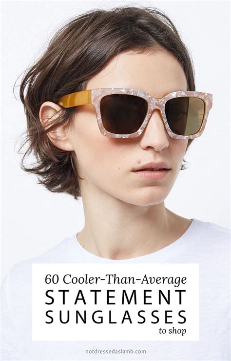 60 Pairs Of Cooler Than Average Statement Sunglasses To Shop Warehouse Pearl Frame Yellow