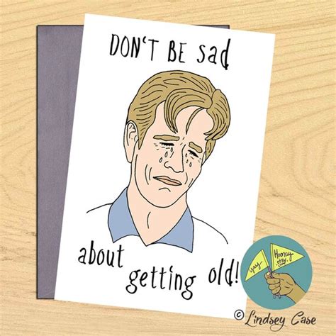 Crying Dawson Dawsons Creek Blank Birthday Funny Card Etsy