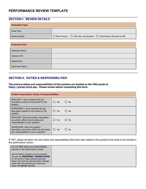 Employee Review Form Download Free Documents For Pdf Word And Excel