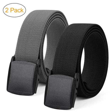 men s elastic stretch belt outdoor plastic belt with removable buckle jasgood official