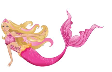 Clipart (com imagens) | Barbie sereia, Festa de ...