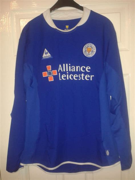 Leicester City Home Football Shirt 2003 2005 Sponsored By Alliance