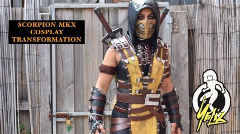 Mortal Kombat Mkx Scorpion Cosplay Transformation Just Yeliz Vlrengbr