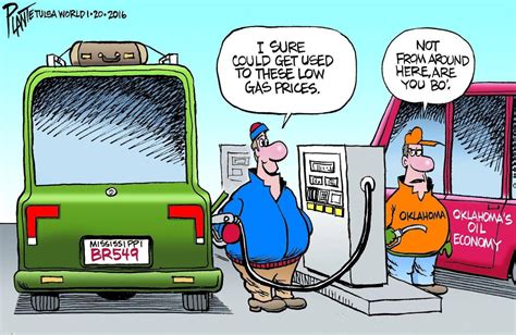 Bruce Plante Cartoon Oklahoma And Gas Prices Editorial Cartoonist