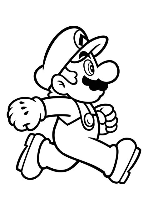 Super Mario Bros Para Colorear