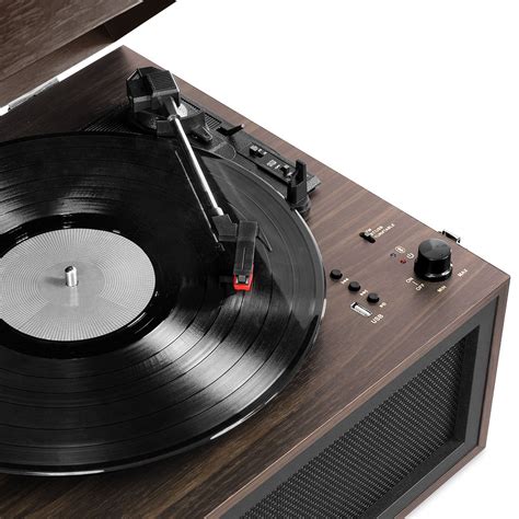 Old victrola stand alone record player, some records included. Victrola Bluetooth Record Player Stand with 3-Speed ...