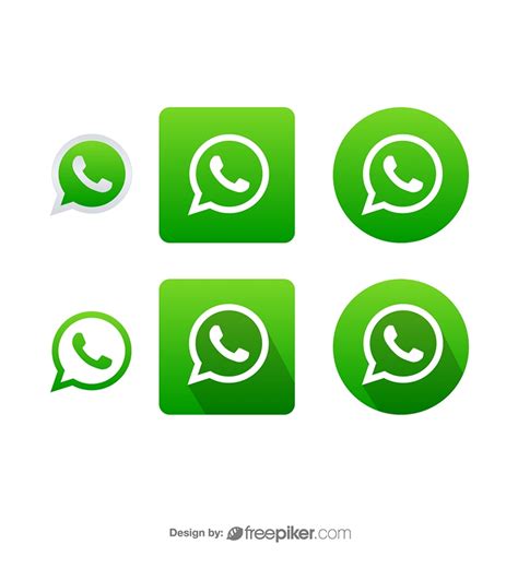Freepiker | whatsapp vector icons vector icons