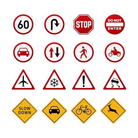 Traffic Symbols Clipart