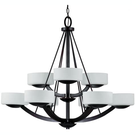 Shop Viking 9 Light Oil Rubbed Bronze Chandelier Free Shipping Today
