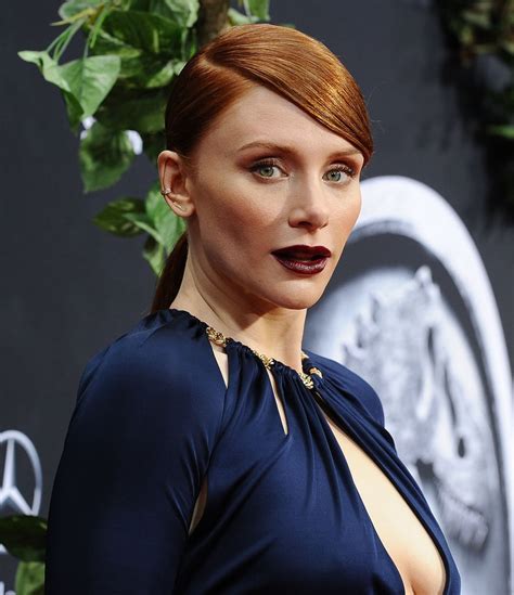 Bryce Dallas Howard With A Deep Side Part Bryce Dallas Howard S