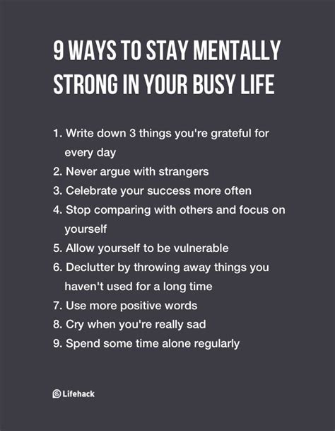 50 Amazing Tips To Stay Mentally Strong In This Difficult World The
