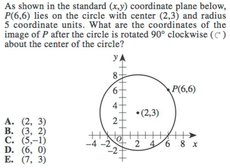 Solved Coordinates Of Point After 90 Degree Rotation 9to5science