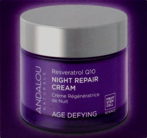 Andalou Naturals Age Defying Resveratrol Q10 Age Defying Night Repair