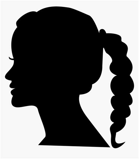 Human Head Clip Art Face Woman Silhouette Png Transparent Png Kindpng