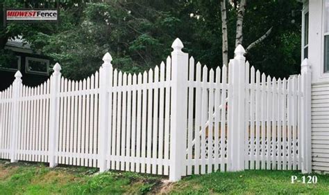 Picket Style Pvc Fences Midwest Fence