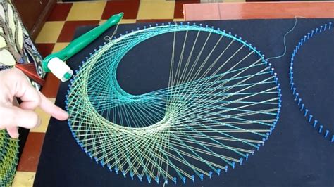 Triple Circular Primer Circulo String Art Youtube