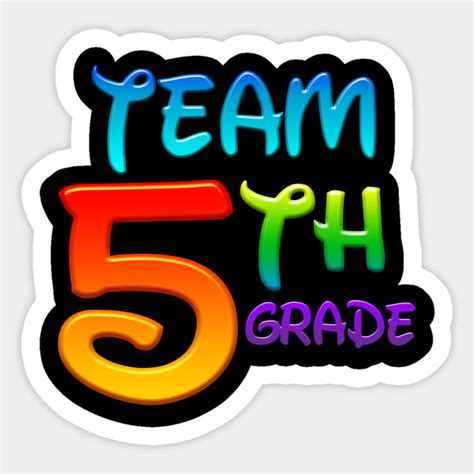 Team 5th Fifth Grade Back To School T For Student Teachers School
