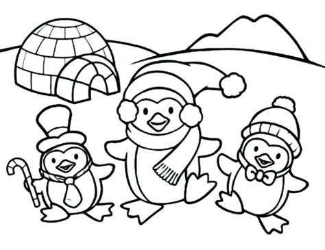 Winter Animals Coloring Pages at GetColorings.com | Free printable