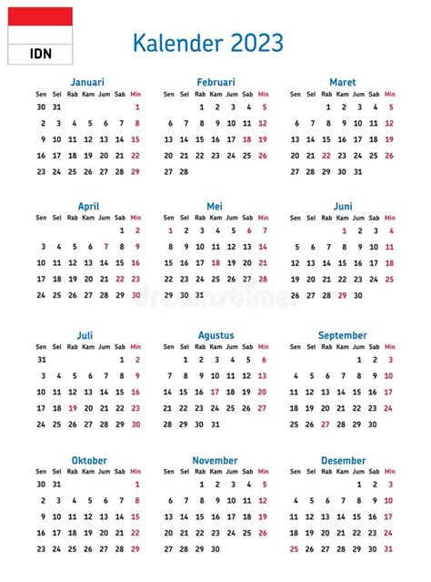 2023 Calendar Indonesia 2023 Get Calendar 2023 Update