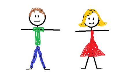 Men And Women Stick Figures Free Download On Clipartmag