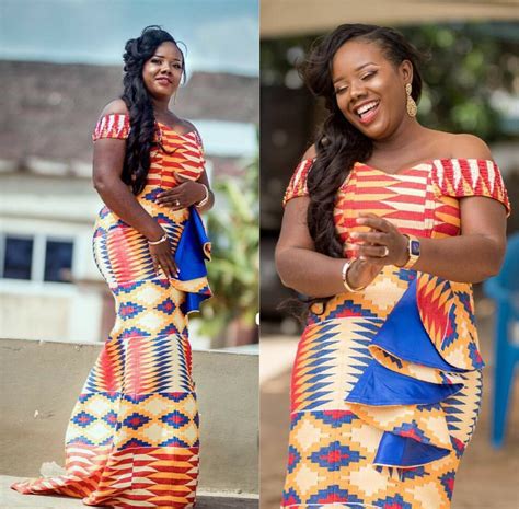 Kente Styles For Ghanaian Bride 2022 Classic Collection Reny Styles
