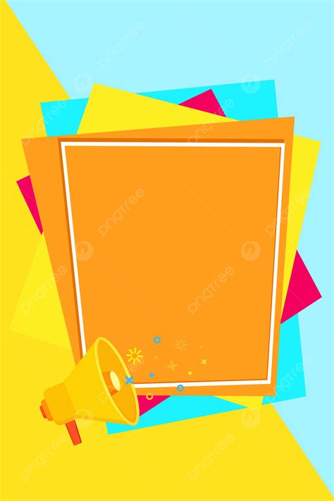 Promotional Contrast Color Geometric Minimalistic Background Wallpaper