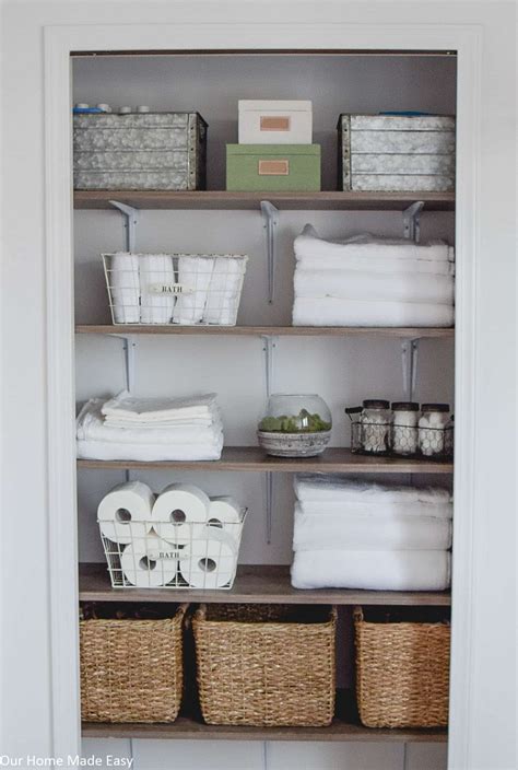 And that is if you actually have one. Bathroom Linen Closet Reveal - Our Home Made Easy