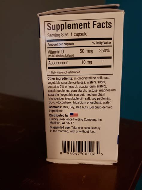 Prevagen Regular Strength Apoaequorin Dietary Supplement ...