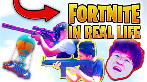 Fortnite In Real Life Youtube