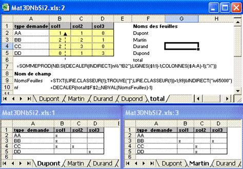 Formules Matricielles 3D Astuces Excel Formule Informatique