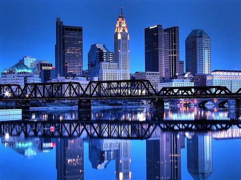 Columbus Oh Skyline Ohio Skyline City Of Columbus Columbus Ohio