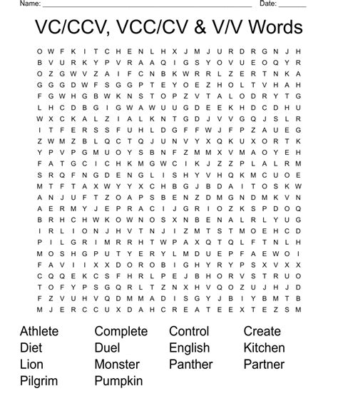 Atividades Com Cv V Cvc Ccv Vc Vv Cvv